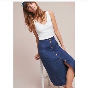 48 HR Sale* Anthropologie Akemi+Kin Riverline Midi